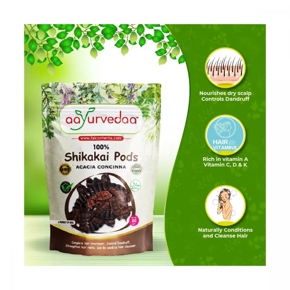 Aayurvedaa Shikakai Pods - 100 gms
