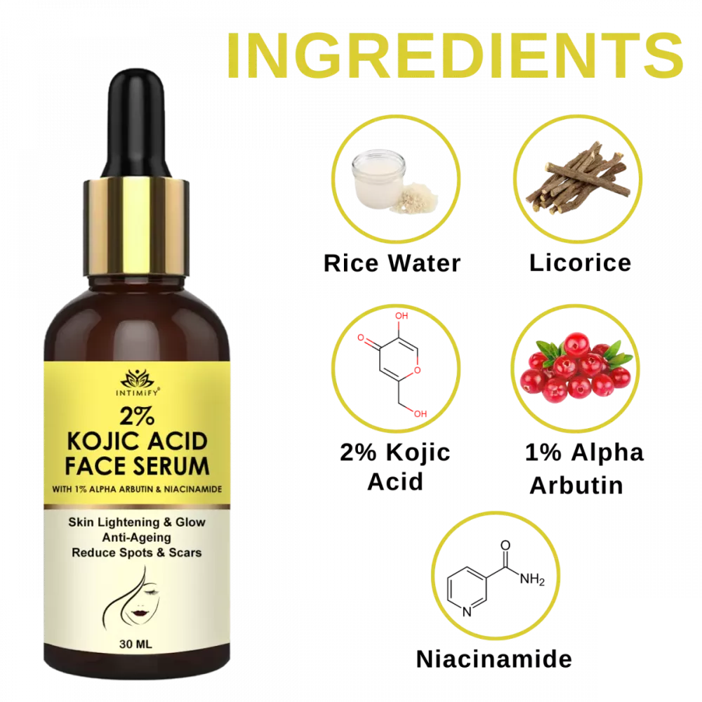 Intimify 2% Kojic Acid Face Serum - 30 ml