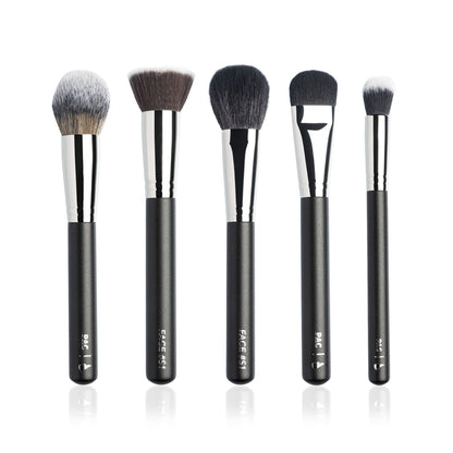 PAC Studio Face Series Brush Set (5 Brushes) with Cleaner Combo