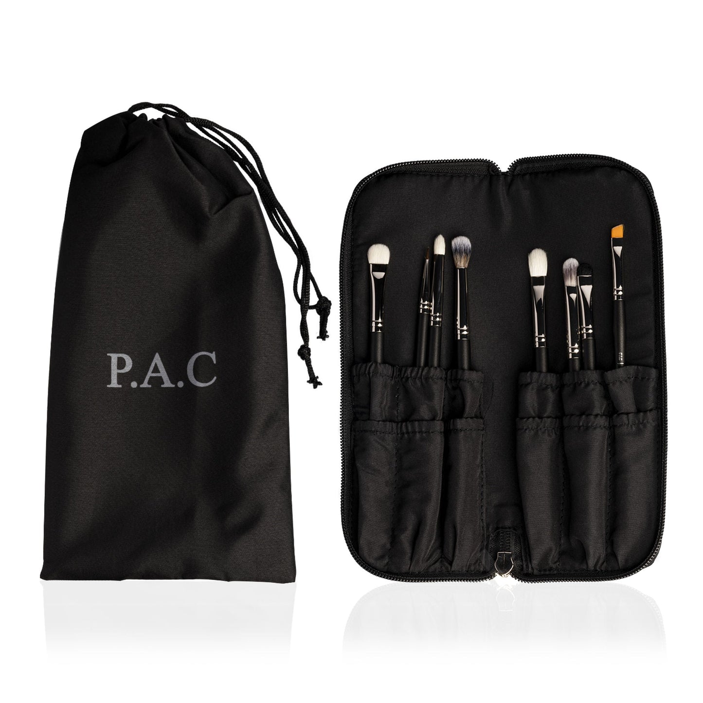 PAC Studio Eye Series Brush Set (8 Brushes) with Cleaner Combo