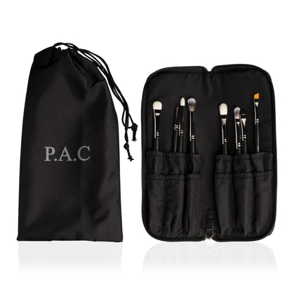 PAC Studio Eye Series Brush Set (8 Brushes) with Cleaner Combo