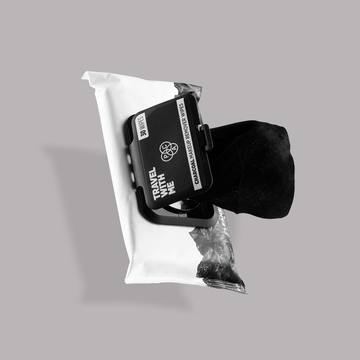 PAC Studio Travel With Me Charcoal Wipes