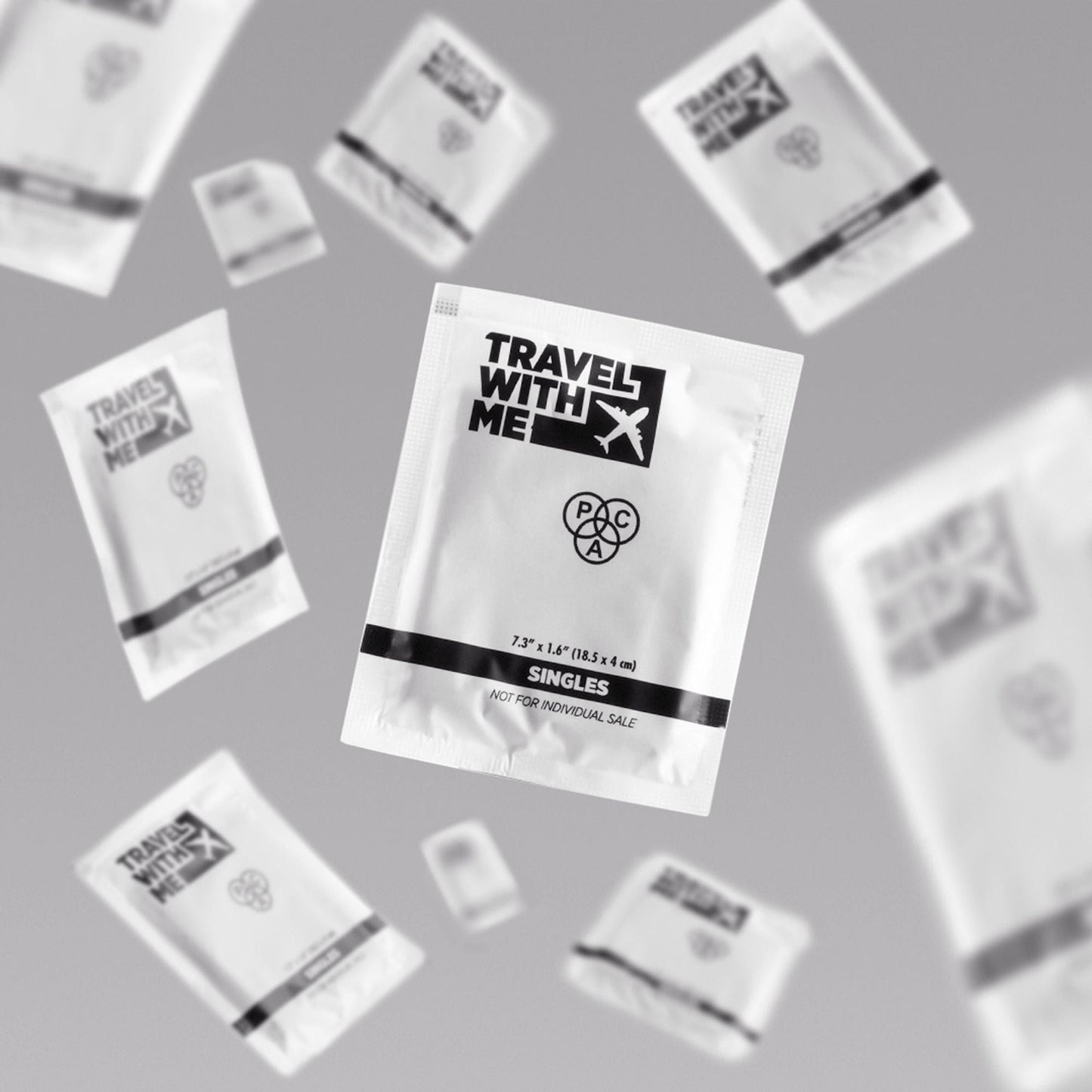 PAC Studio Travel With Me Charcoal Wipes (Singles)