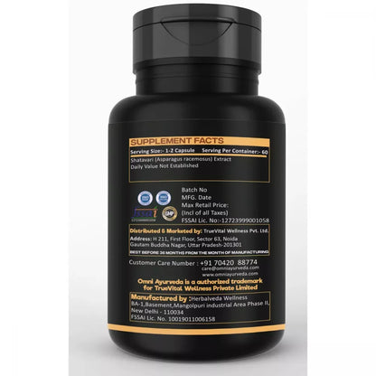 Omni Ayurveda Shatavari - 60 caps
