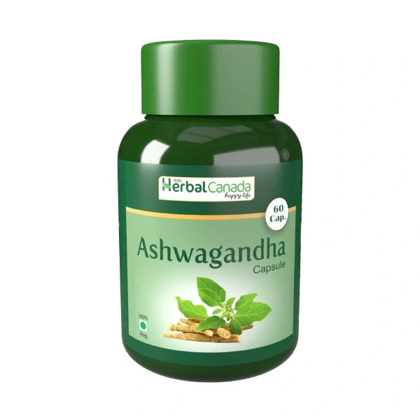 Herbal Canada Ashwagandha Capsules - 60 Caps