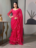 Tikhi Imli Leheriya Gotta Patti Saree