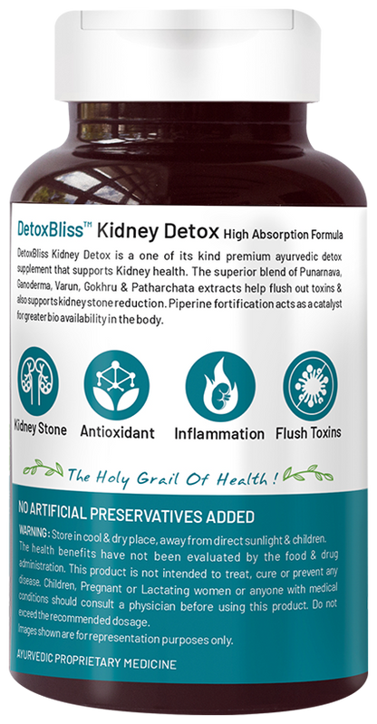 Bliss Welness Kidney Detox Veg Tablet