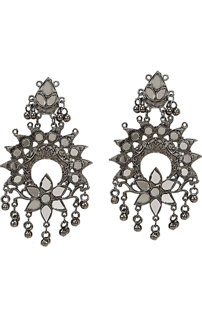 Mominos Fashion Traditional Mirror Design Necklace Set Mangalsutra