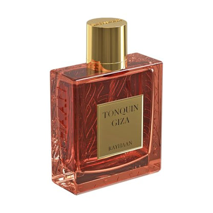 RAYHAAN Tonquin Giza Eau de Parfum, Fragrance, Gold Cap, Textured Glass Bottle