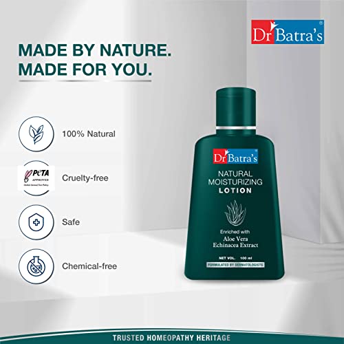 Dr Batra's Natural Moisturizing Lotion Enriched With Echinacea & Aloe Vera