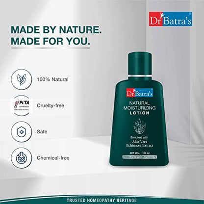 Dr Batra's Natural Moisturizing Lotion Enriched With Echinacea & Aloe Vera