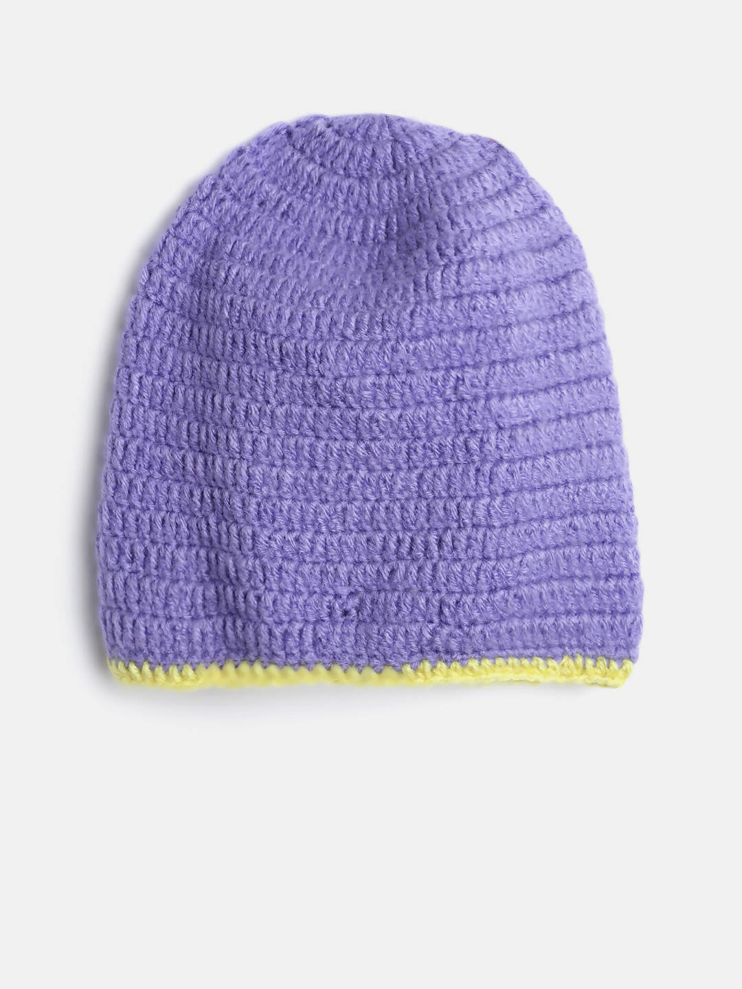 Chutput Kids Woollen Hand Knitted Unicorn Detailed Cap - Purple