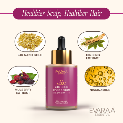 Evaraa Essential 24k Gold Rose Serum