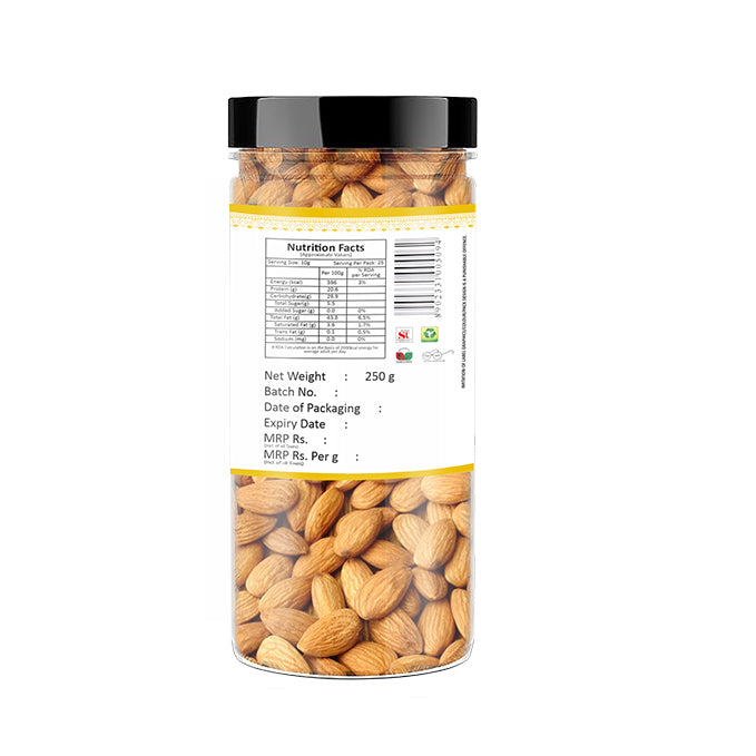 Yum Yum California Almonds Jar