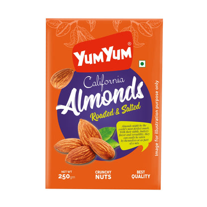 Yum Yum California Roasted & Salted Almonds Box