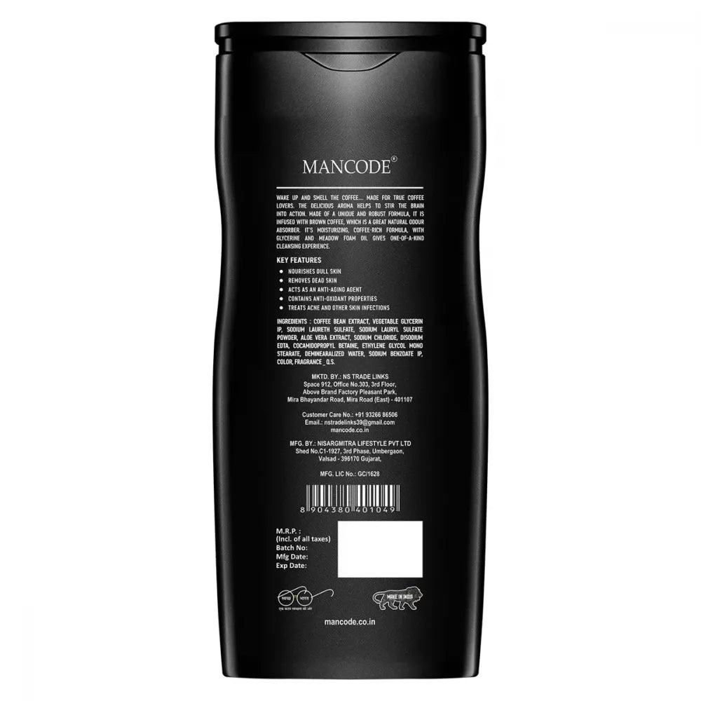 Mancode Coffee Body Wash For Men - 450 ml