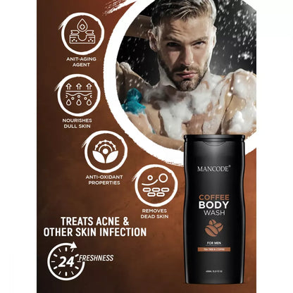 Mancode Coffee Body Wash For Men - 450 ml