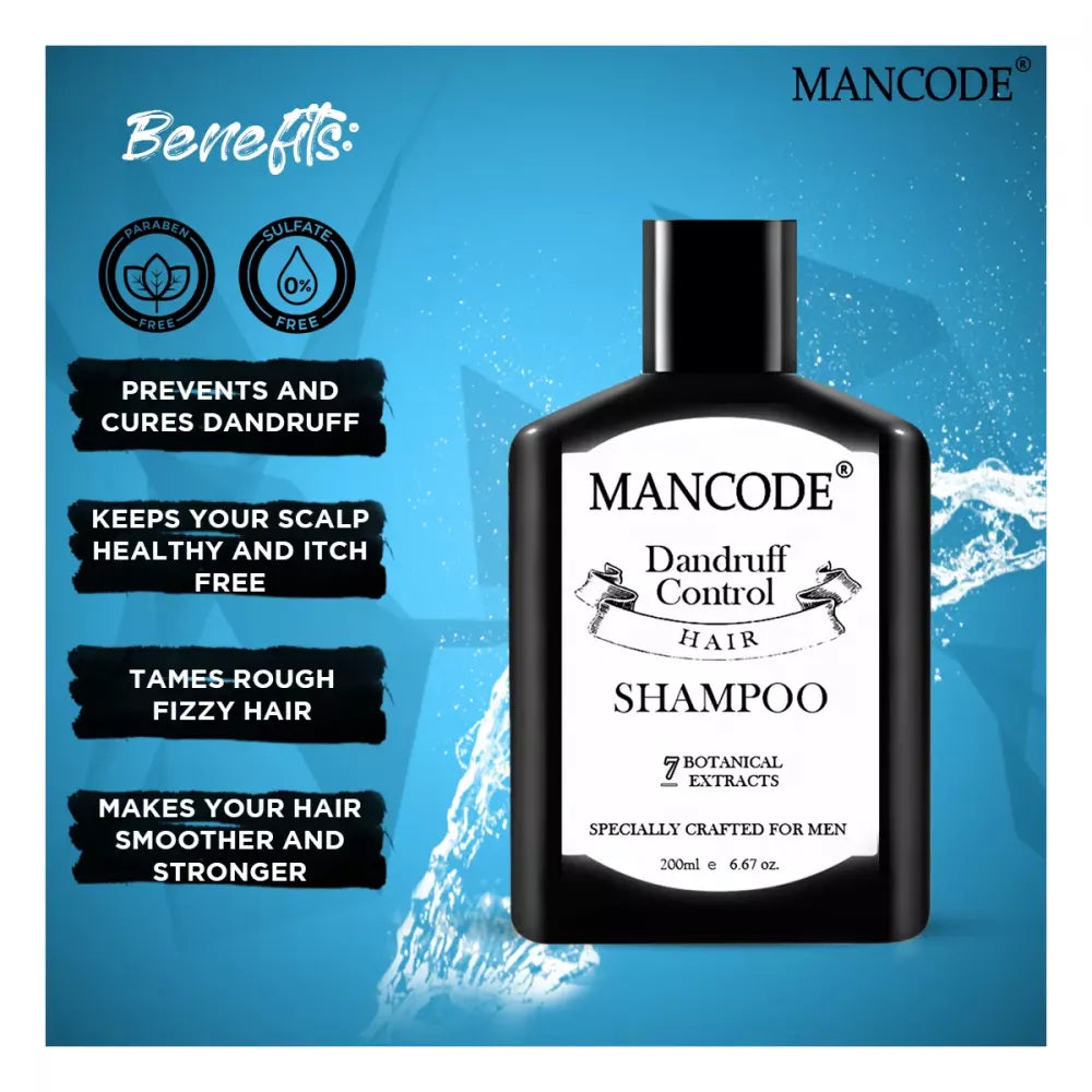 Mancode Anti Dandruff Shampoo For Men - 200 ml