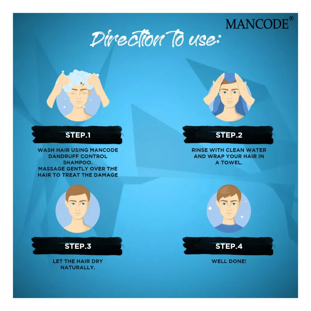 Mancode Anti Dandruff Shampoo For Men - 200 ml