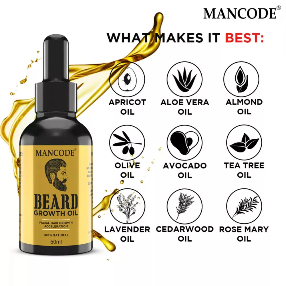 Mancode Beard Growth Oil - 50 ml