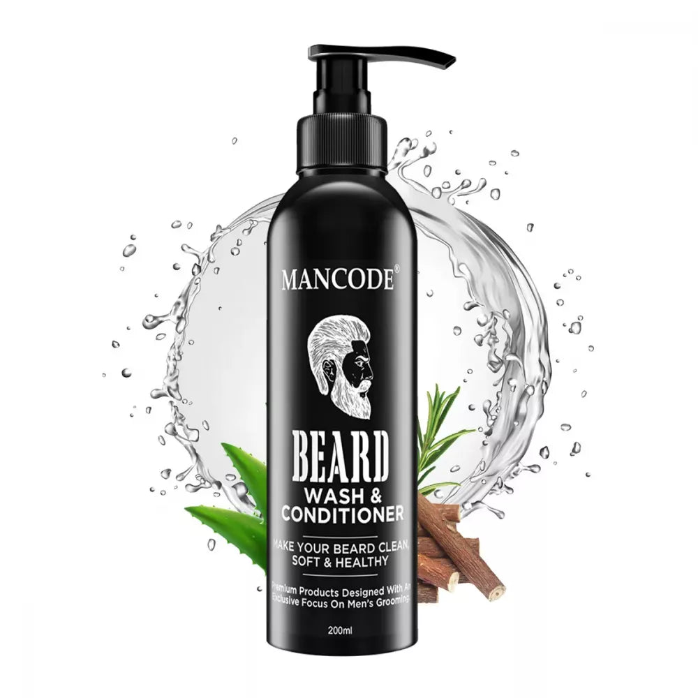 Mancode Beard Wash & Conditioner - 200 ml