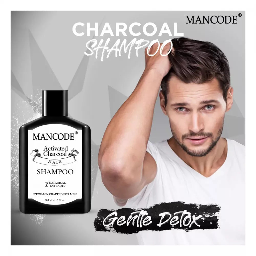 Mancode Charcoal Shampoo For Men - 200 ml