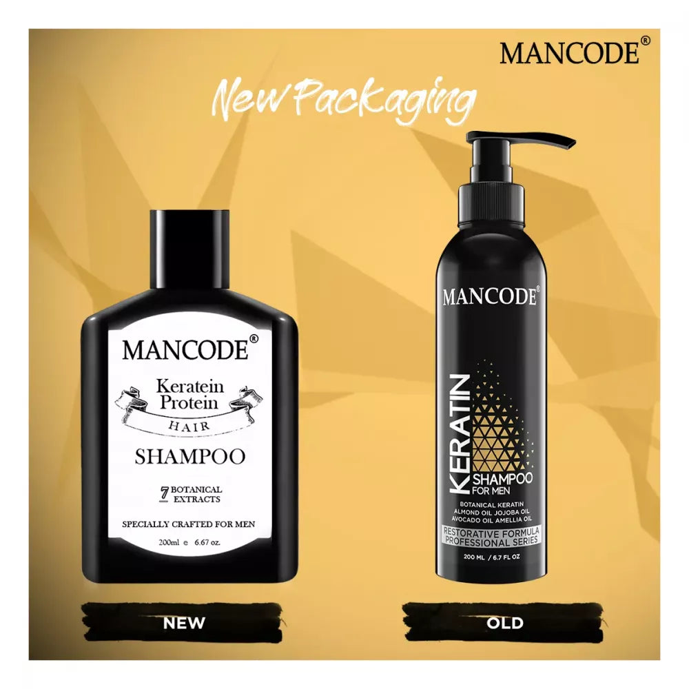 Mancode Keratin Shampoo - 200 ml
