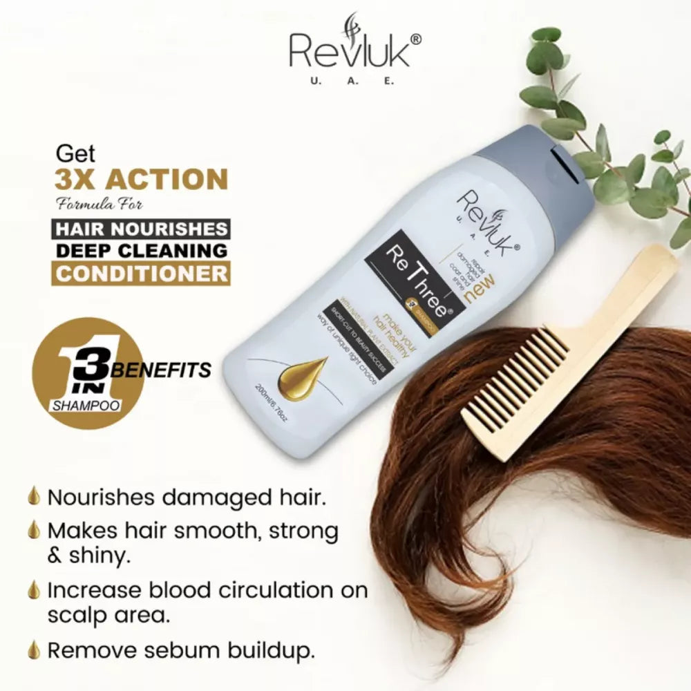 Revluk Rethree Shampoo - 200 ml