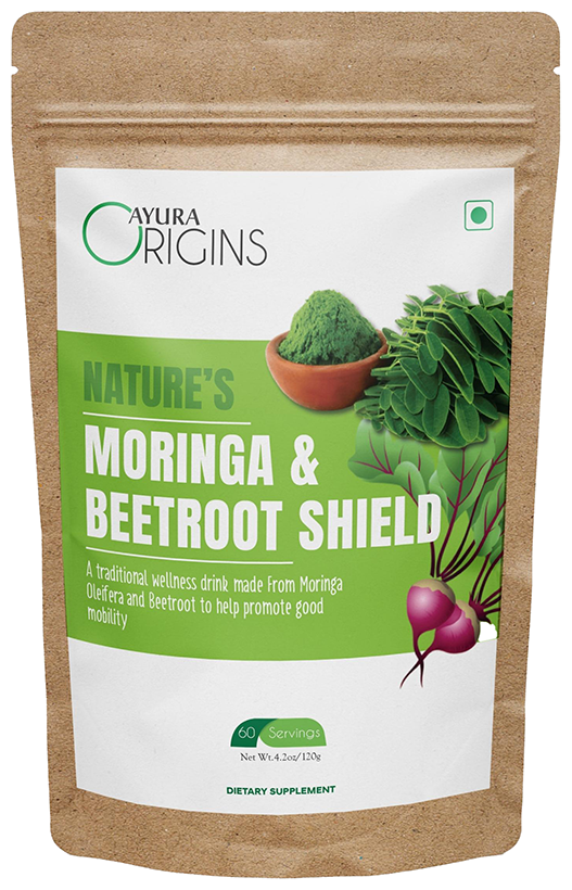 Ayura Origins Nature's Moringa & Beetroot Shield Powder