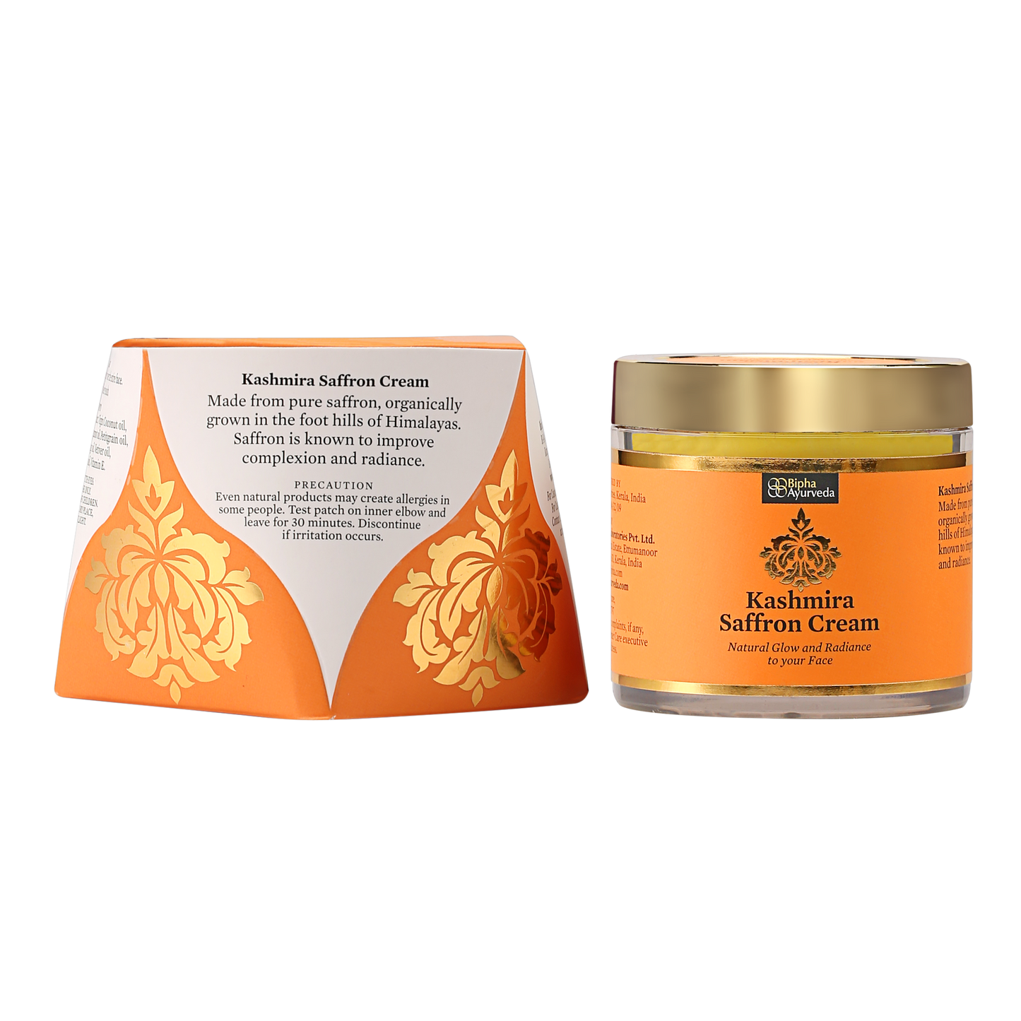 Bipha Ayurveda Kashmira Saffron Night Cream - 75 gms