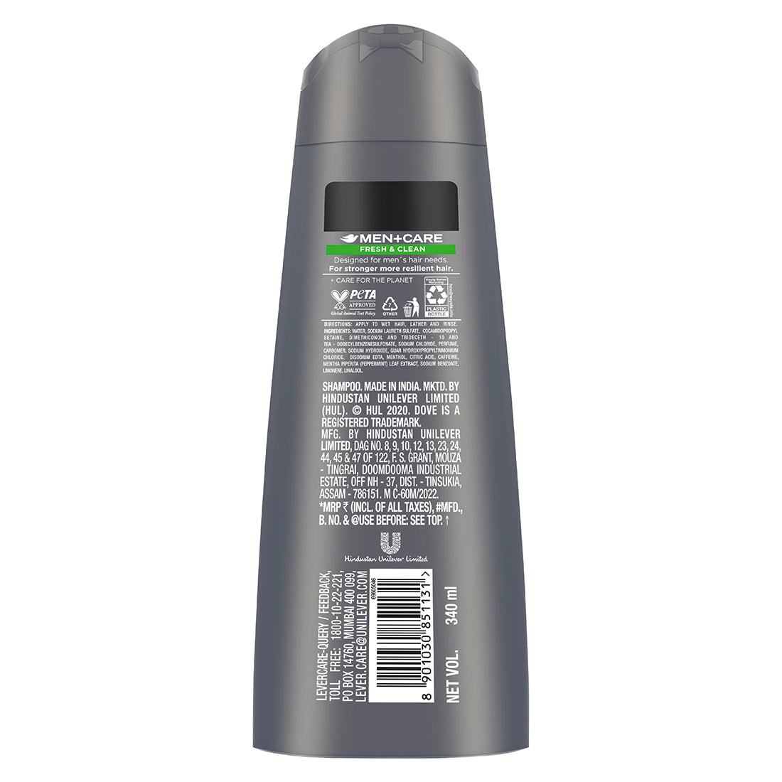 Dove Men+Care Fresh & Clean 2in1 Shampoo+Conditioner