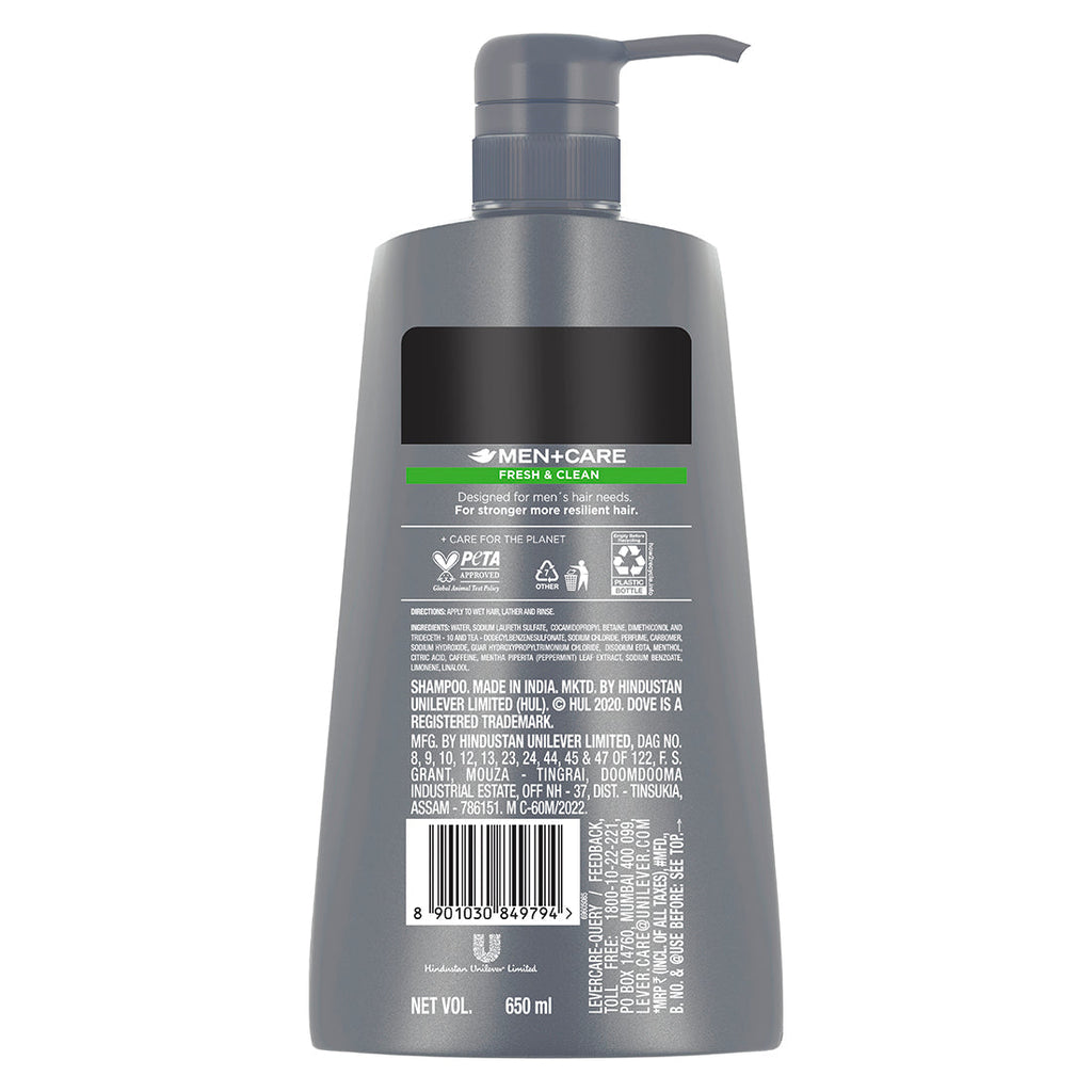 Dove Men+Care Fresh & Clean 2in1 Shampoo+Conditioner