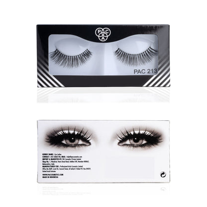 PAC Studio Tapered Lash 213 - Handmade Natural Looking, Reusable up to 12x, Seamlessly Blends with Lashes