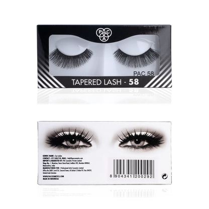 PAC Studio Tapered Lash 58 - Handmade Natural Looking, Reusable up to 12x, Seamlessly Blends with Lashes