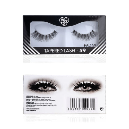 PAC Studio Tapered Lash 59 - Handmade Natural Looking, Reusable up to 12x, Seamlessly Blends with Lashes