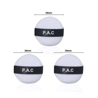 PAC Studio Mini Cotton Puff Round White 3 Pcs