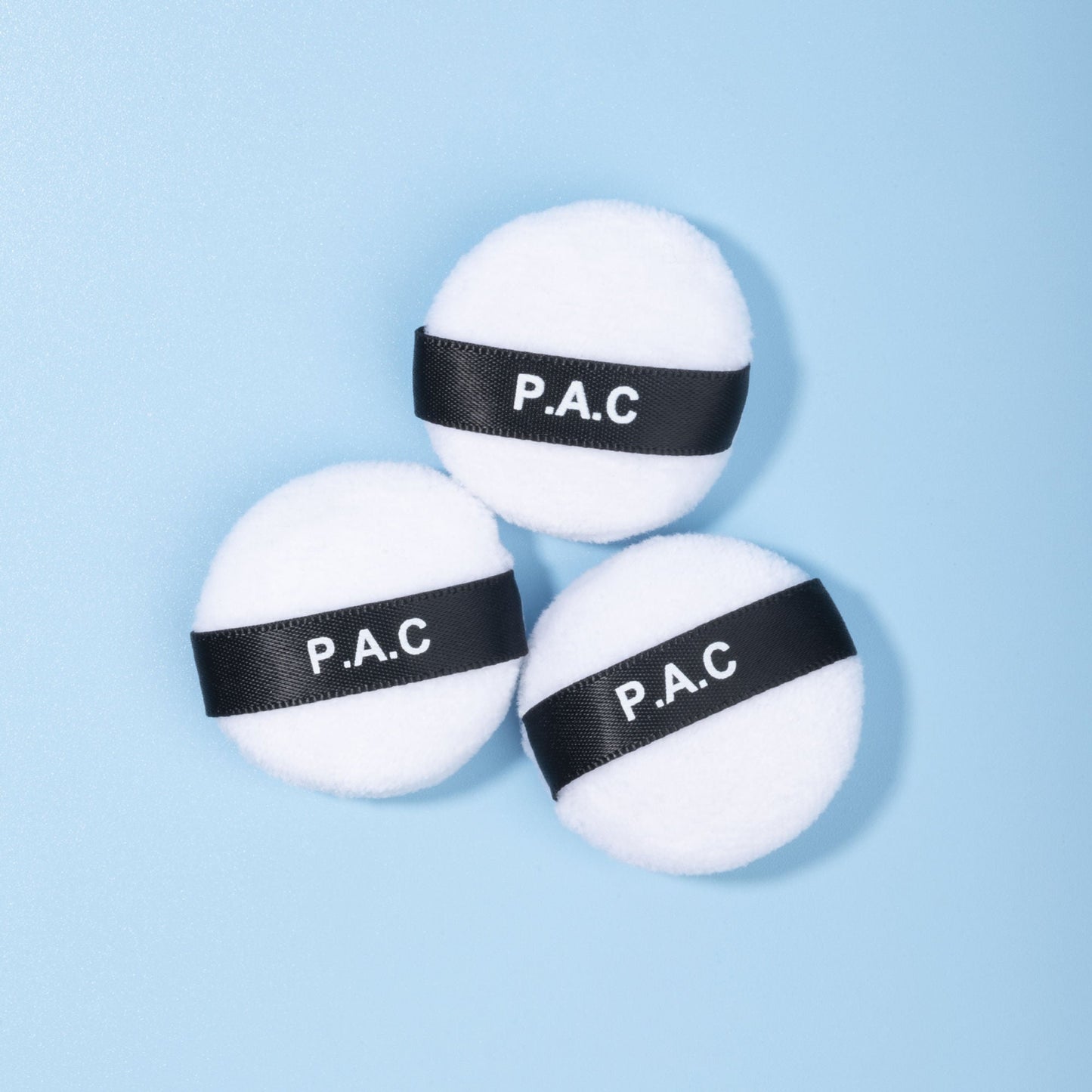 PAC Studio Mini Cotton Puff Round White 3 Pcs