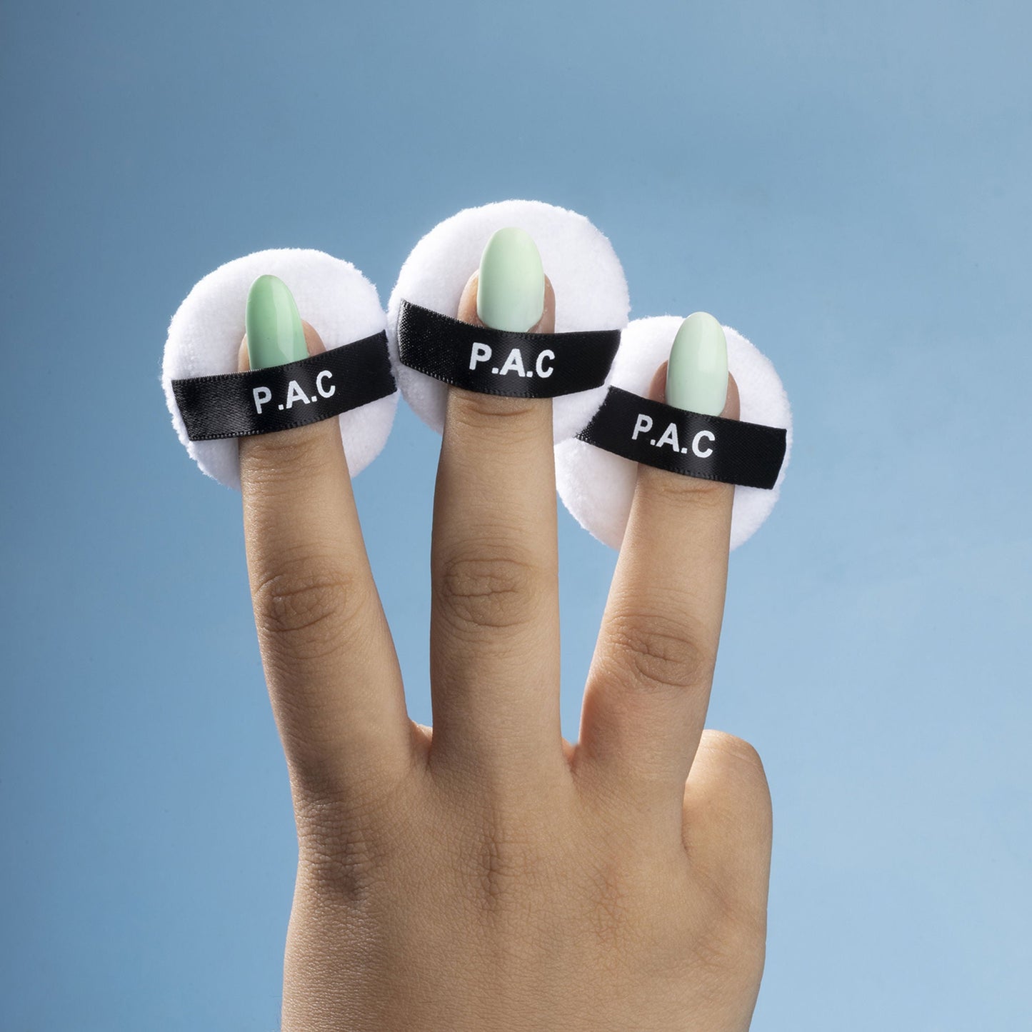PAC Studio Mini Cotton Puff Round White 3 Pcs