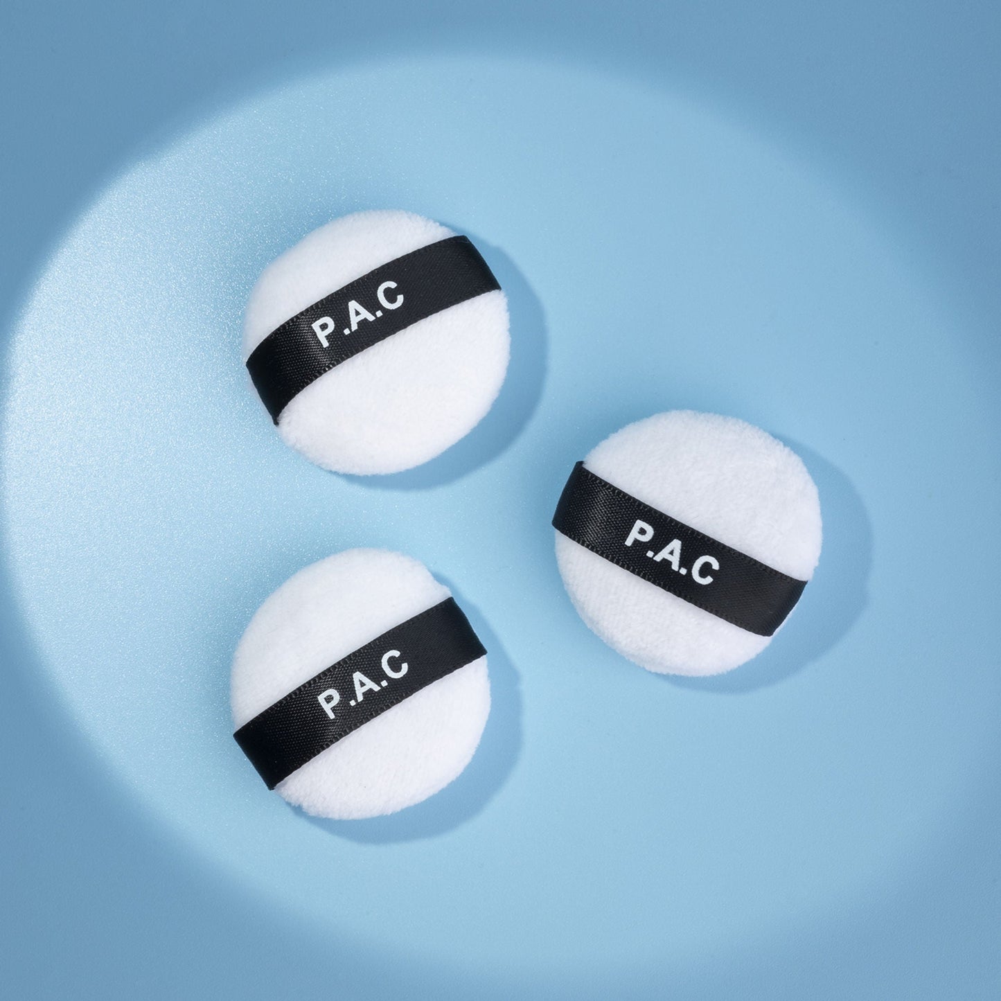 PAC Studio Mini Cotton Puff Round White 3 Pcs