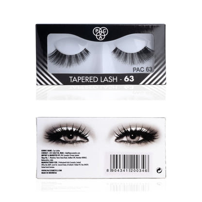 PAC Studio Tapered Lash 63 - Handmade Natural Looking, Reusable up to 12x, Seamlessly Blends with Lashes