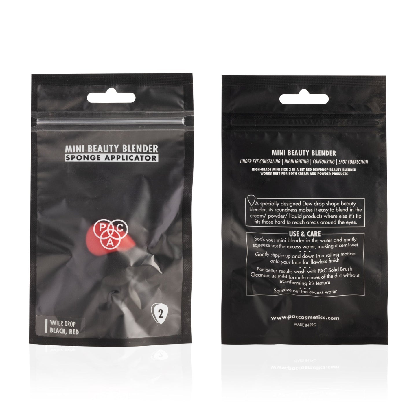 PAC Studio Mini Blender - Miracle (2 Pcs) (Red + Black)