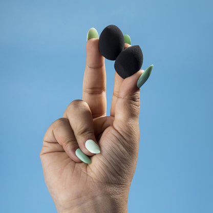 PAC Studio Mini Sponge Set Water Drop Olive Cut - Black