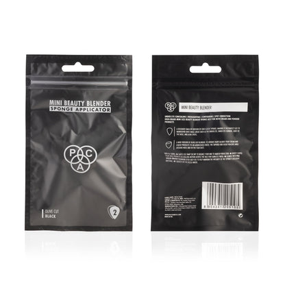 PAC Studio Mini Sponge Set Water Drop Olive Cut - Black