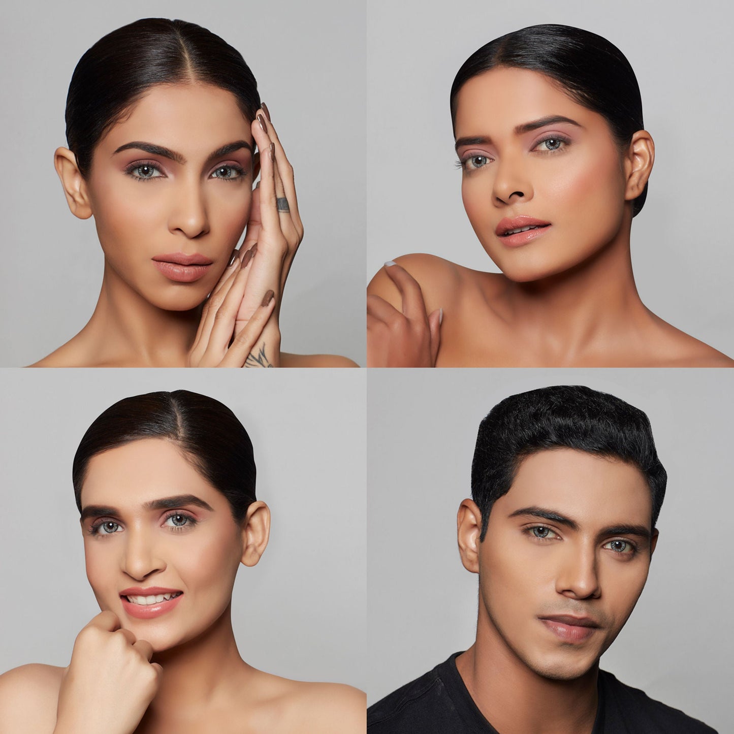 PAC Studio IRIS Premium Contact Lenses Grey - Comfortable Natural Looking, 1 Day Wear, Non-Irritating