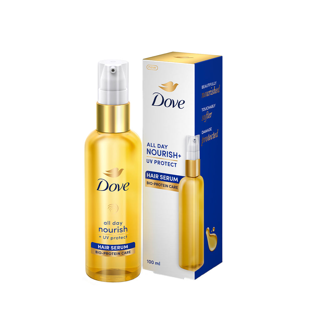 Dove  All Day Nourish + UV Protect  Hair Serum - 100 ml