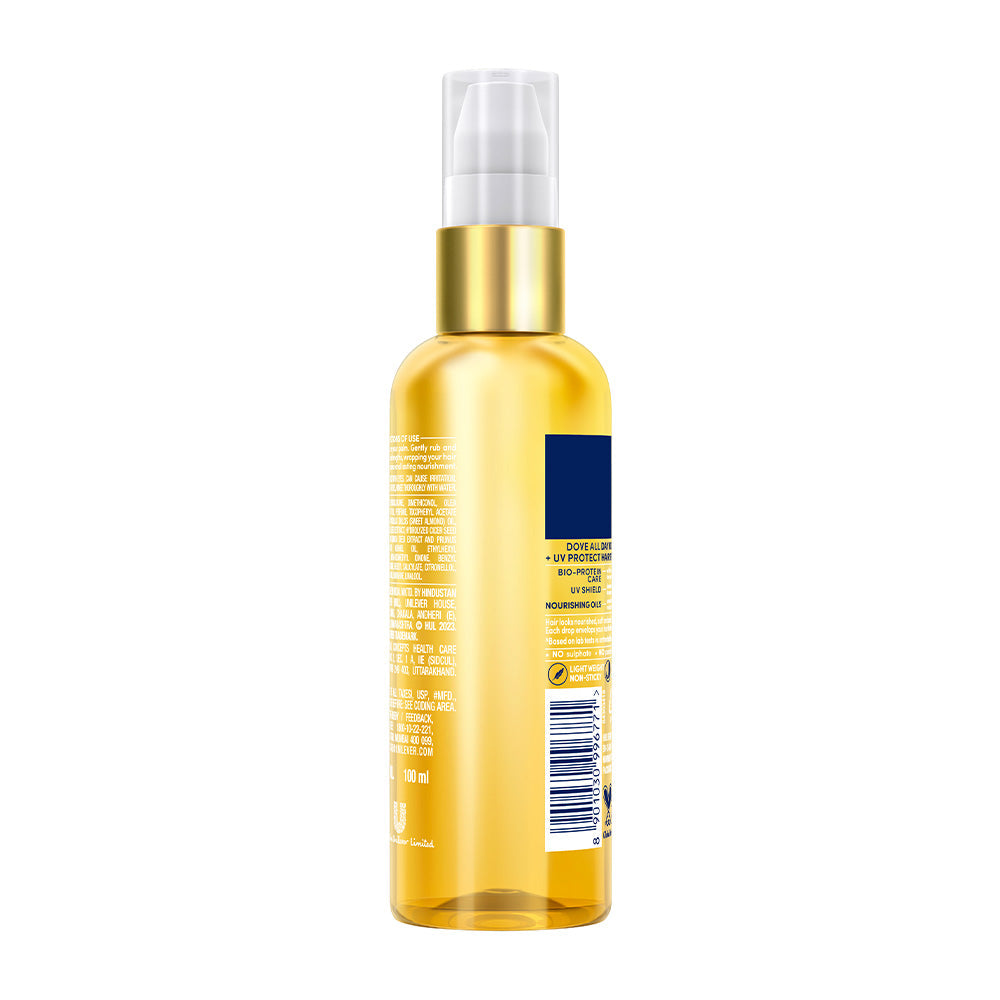 Dove  All Day Nourish + UV Protect  Hair Serum - 100 ml