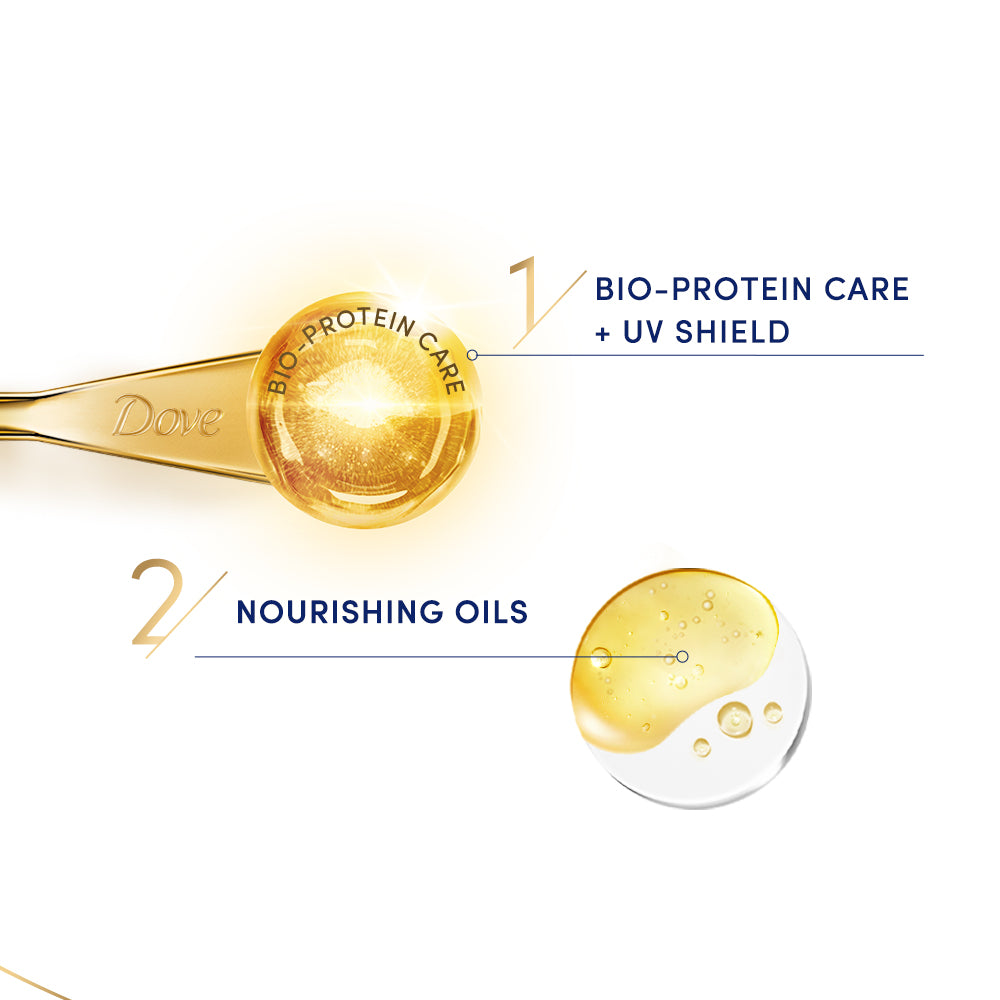 Dove radiant shine + UV Protect  Hair Serum - 100 ml