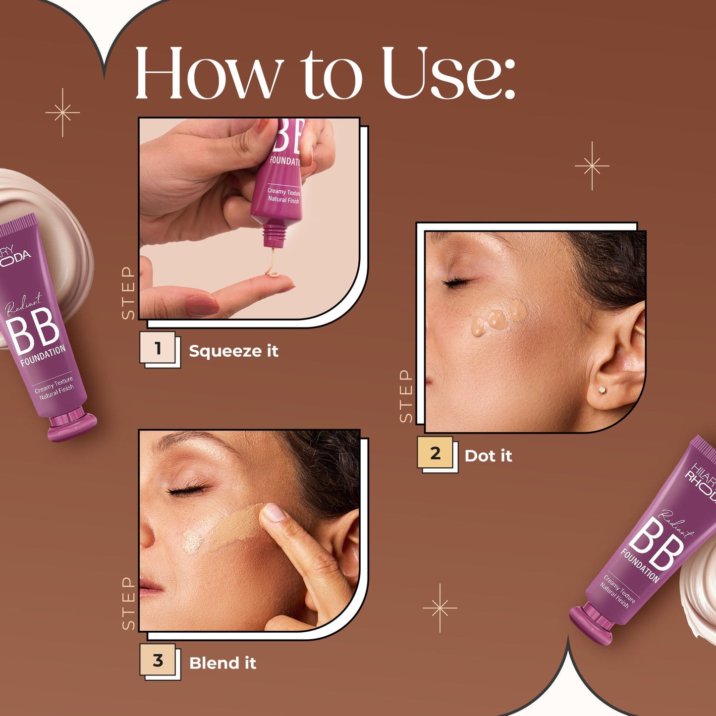 Hilary Rhoda Radiant Bb Foundation - Ivory 03