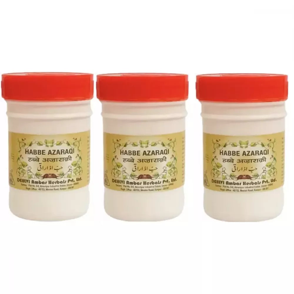Dehlvi Ambar Habbe Azaraqi - 50 Pills (Pack of 3)