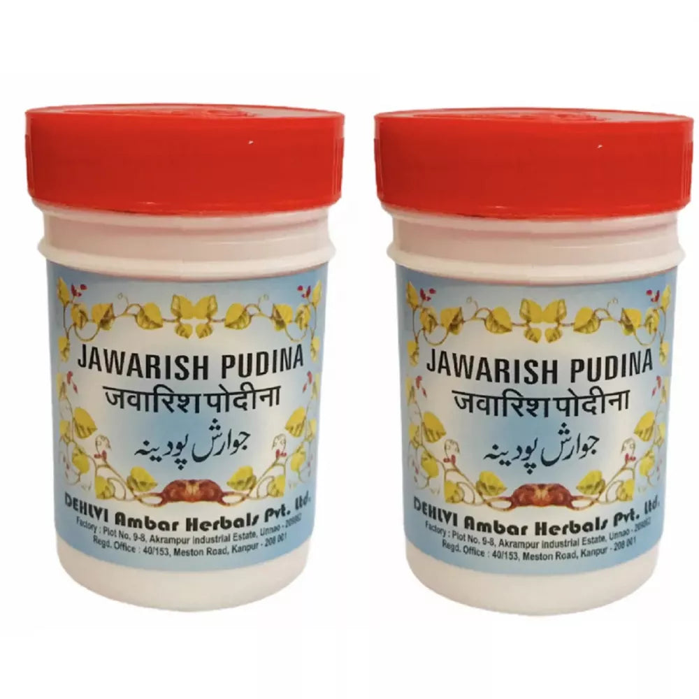Dehlvi Ambar Jawarish Pudina - 125 gms (Pack of 2)